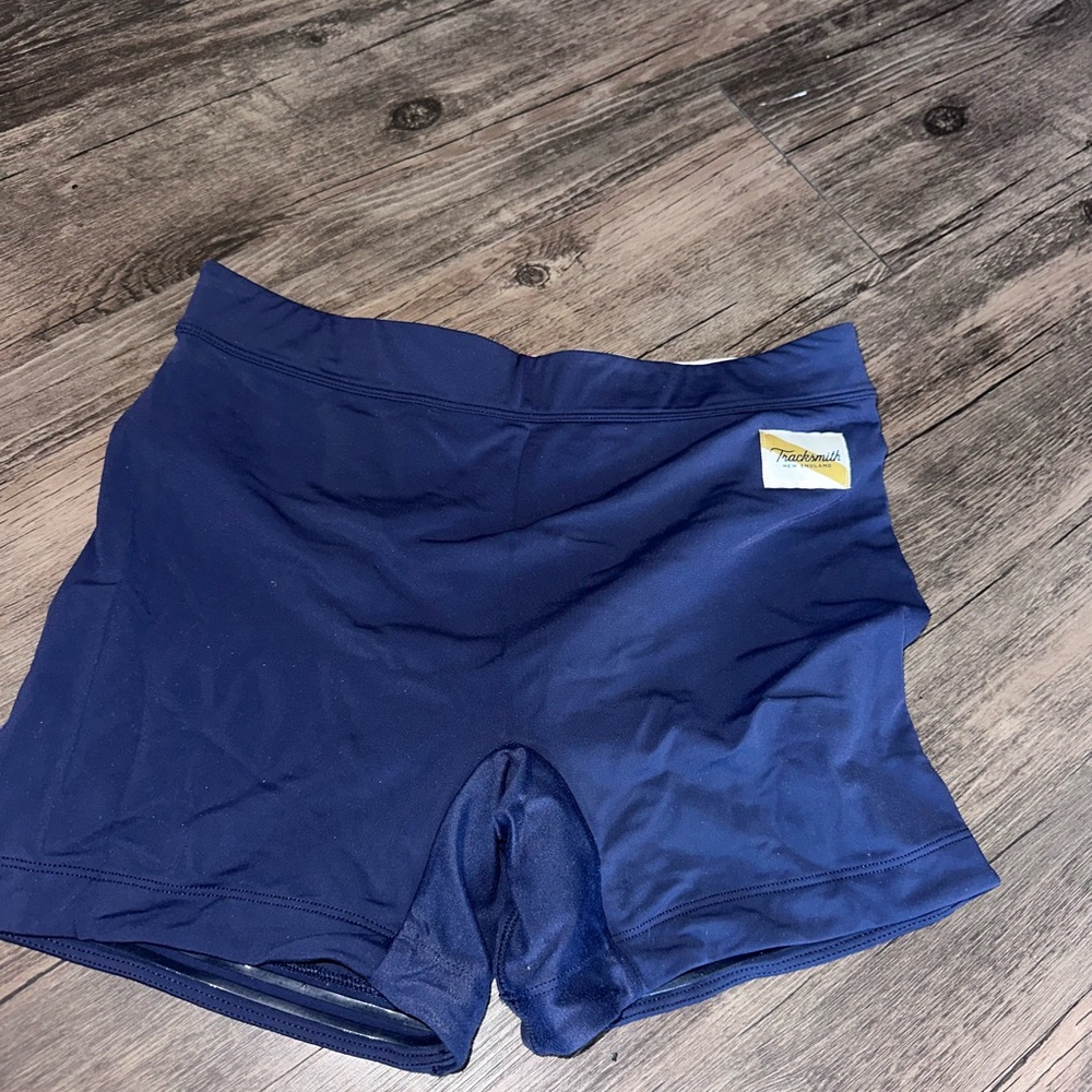 Tracksmith Women's Navy Bike Shorts